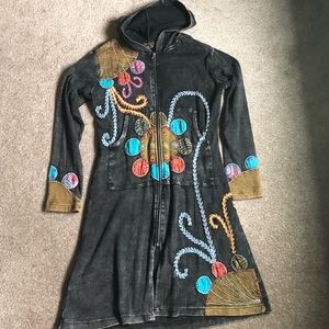 Rising international Nepal Hoodie duster